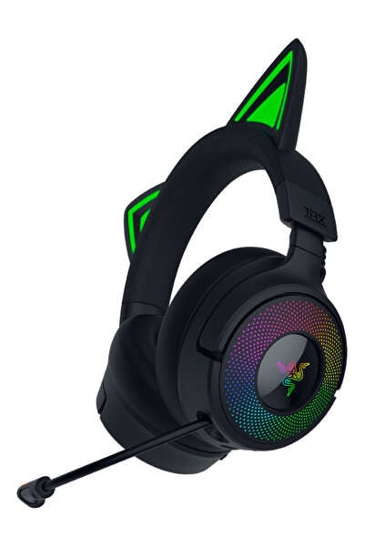 RAZER Kraken Kitty V3 Pro Wireless Gaming Headset, THX Spatial Audio, RGB (Black)