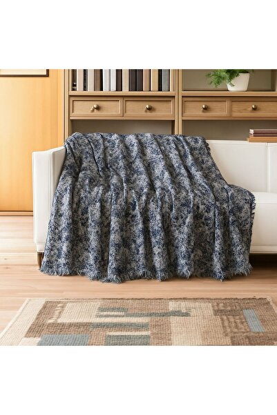 SENNORA Cotton Oversized Sofa Cover 175X295 cm Modern Striped Washable for Sofa, Sofa Bed and Armchair