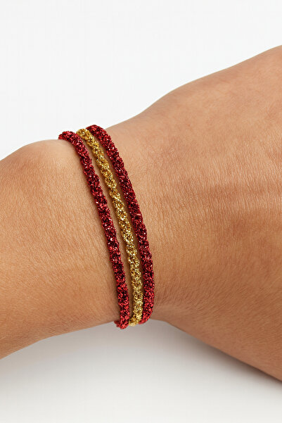 Ayluf Yılbaşı Hediyelik Şans Bilekliği Kartı Mutlu Yıllar Mesajlı