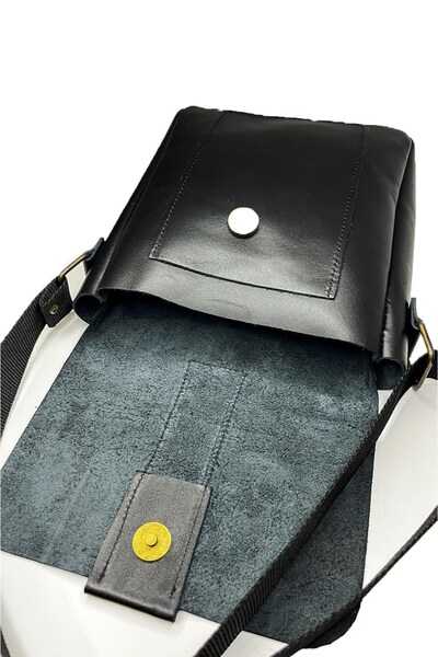 Leyaton حقيبة كتف من الجلد الطبيعي LWLHM-RSYT34