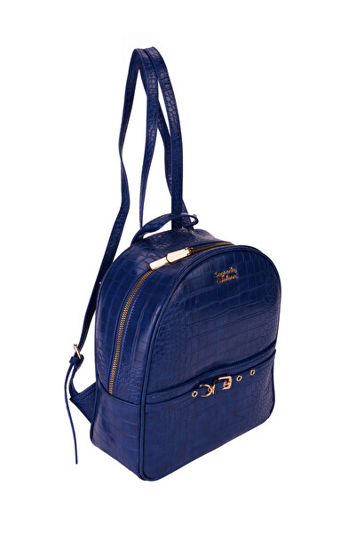 Sagrada Catalana Women's Blue Backpack VALENCIA – 100% PU Fashion Casual