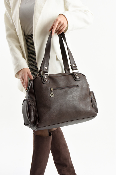 Çanta Trend Lisbon/Soft Leather Multi-Compartment Women's Shoulder Bag