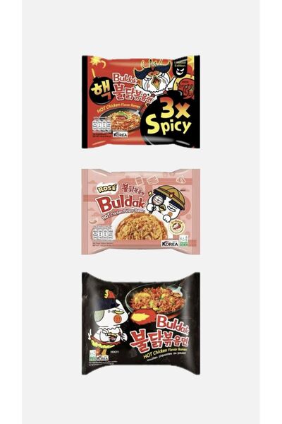 buldak Ramen 3'lü kombo