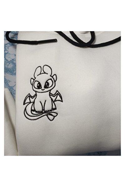 OEM Baby Dragon Couple Hoodies, white, cotton, set, sizes S-XXL