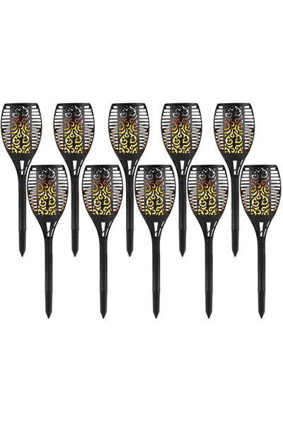 SDEPOT Set de 10 lămpi solare de exterior S DEPOT®, design decorativ cu lante...