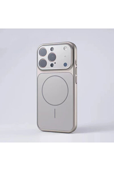 Paladyum Case iPhone 15 Pro Compatible 17-Look Premium Ag Glass Gray Cover