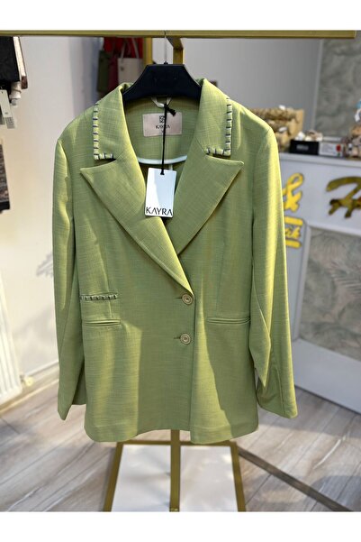 Kayra Fıstık Yeşili Ceket