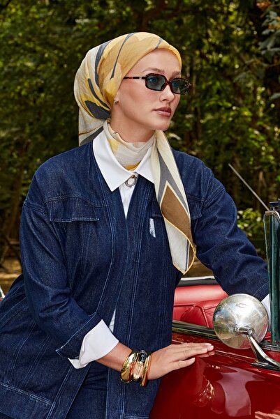 LuvenSara Καλοκαιρινό κασκόλ με σχέδιο μπατίκ