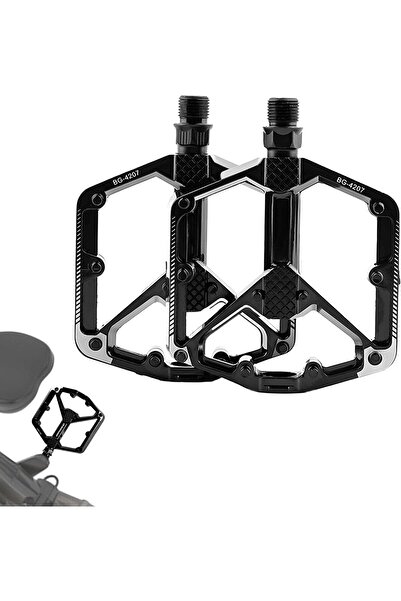 Tex Forte Gt Alüminyum Platform Bisiklet Pedalı Siyah XBYC-1807 BG-4207