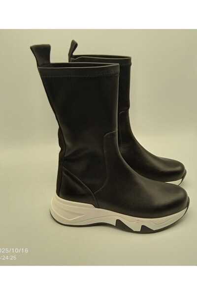 Ametist Stretch Kadın Streç Bot – 27 cm Uzunluk, Termolight Kaymaz Taban, 5 c...