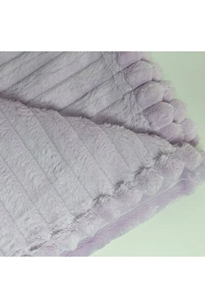 Reiashn Pillow soft blanket, purple color, single and a half size, 180*230 cm