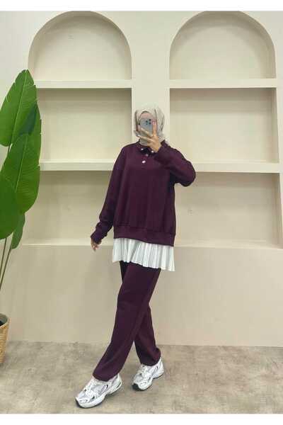 lurex moda Pleated Suit