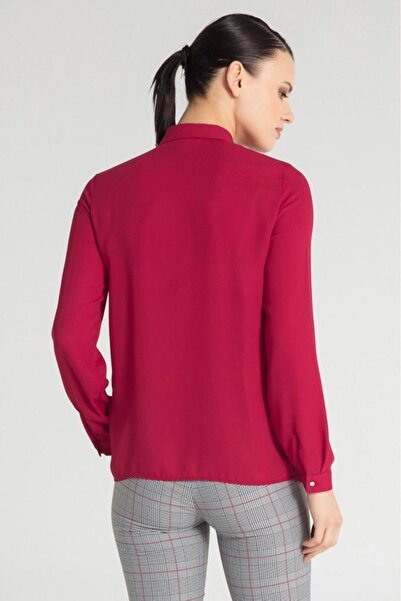 PERA MODA Shirt with Beaded Collar