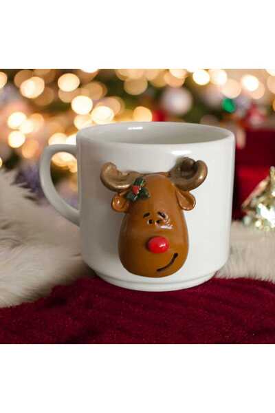 e&e süs dükkanı Mug Christmas Gift Presentation Cup Coffee Model