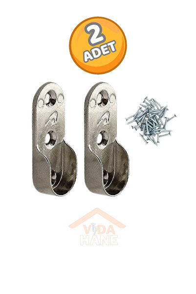 Std VİDA HANE METAL ASKI FLANŞI 2 ADET 2'ŞER ADET VİDALAR DAHİL