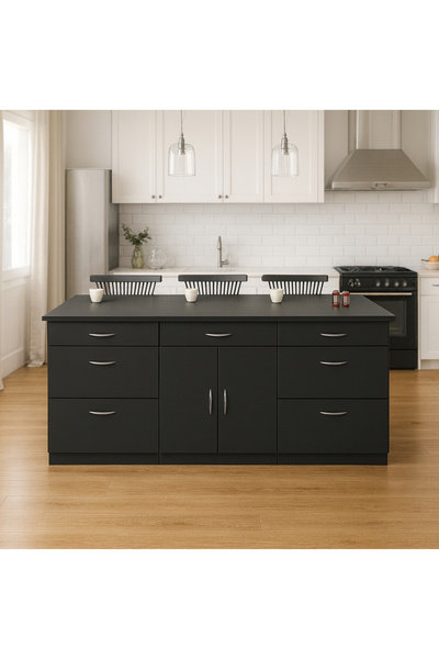 Tdesigno Saki Mutfak Adası -180 Cm - Tezgah Dahil