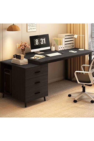 NKX Computer and Multifunction Table Home Office Workstation 120 CM with 3 Drawers