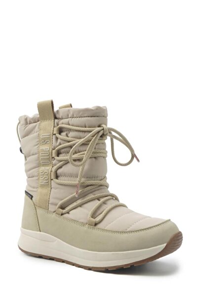 U.S. Polo Assn. Jeta 5Pr 102038767 Women's Waterproof Outdoor Boots Beige 36-40