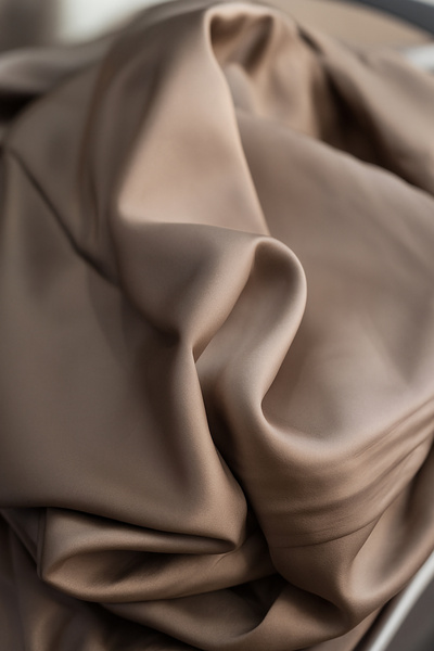 Sophia 100% bamboo Lyocell bed linen, Hawaii Bamboo, khaki, 300 tc