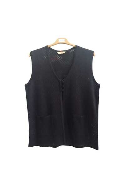 HESNA Triko Lace-Like Knit Stylish Vest