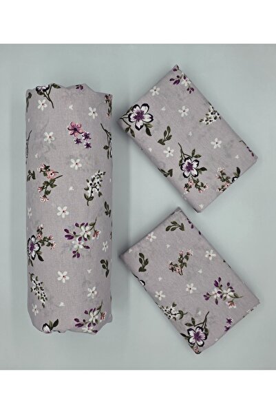 pınarhome collectıon Fabric Fitted Sheet for Pad Beds + Pillow Case with Cover (Corner Depth 30 Cm) New Season***