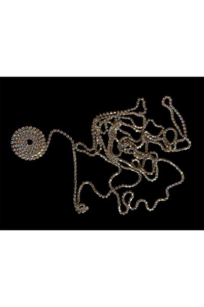 ramkovska سلسلة من الأحجار الكريستالية مع فتحات معدنية 3 متر، حجر مرصع بالخرز...