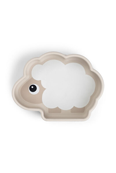 Done By Deer Stick&amp;Stay Sheepy Sand silicone bowl