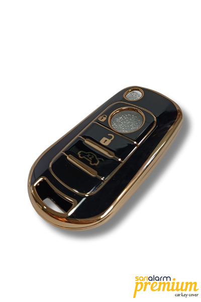 sarıalarm Premium Fiat Egea Oto Anahtar Kılıfı Siyah