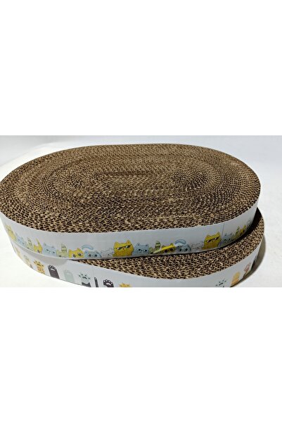 Mırmır Kedi Mmk Oval Cardboard Cat Scratching 30*40*4 cm 2 Pallets