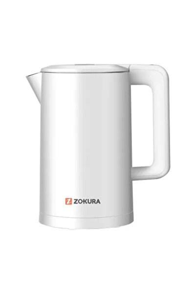 Zokura Ηλεκτρικός βραστήρας 1,7 λίτρων, 2200 W, 5 προκαθορισμένες θερμοκρασίες -