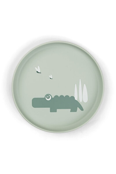 Done By Deer Foodie Croco Green Plate