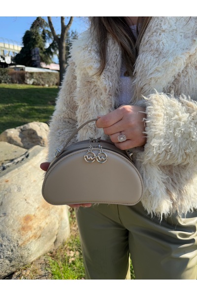 Madame Box Model Compartmentalized Chain Strap Women's Stylish Designed Hand Shoulder and Crossbody Bag