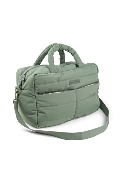 Done By Deer Geantă matlasată verde pentru bebeluși