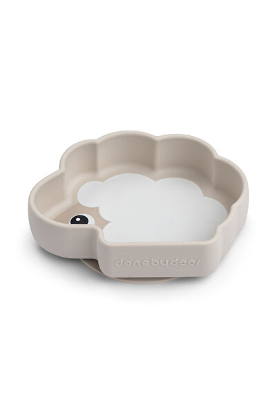 Done By Deer Stick&amp;Stay Sheepy Sand silicone bowl