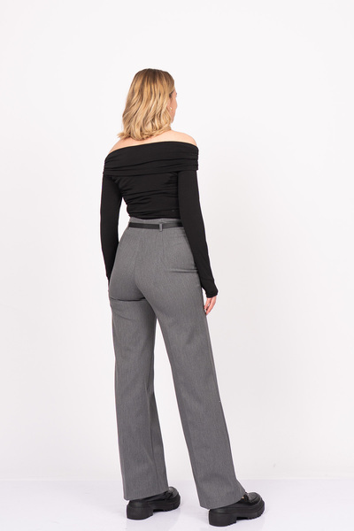 MissVina Addison Belted Fabric Pants 30323
