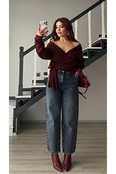 Oslove Blue Medium Wash Side Pocket Skater Jean