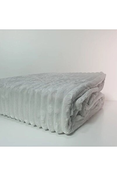 Reiashn Pillow soft blanket, light gray, double size, 230*260 cm