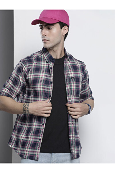 The Indian Garage Co By Styli Men Checked Regular Fit Casual Shirt