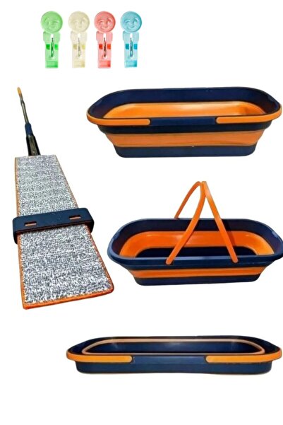 Spech Power Katlanır Kovalı Kendinden Sıkmalı Turuncu Mob Paspas 10 Adet Mandal Hediyeli