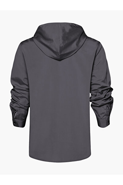 Take Two By Styli Men Solid Pocket Detail Long Sleeve Hooded Jacket