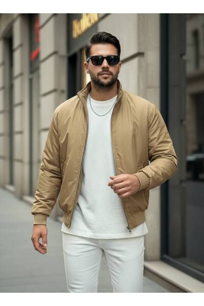 Weyeze Mock Neck Quilted Inside Coat Ag-50687Wyz