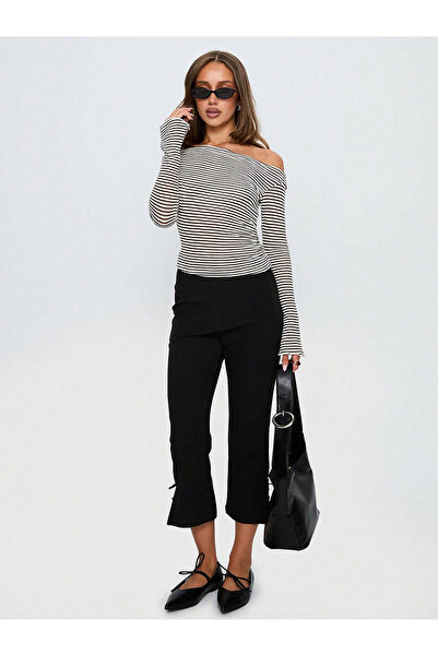 Take Two By Styli Women Striped One Shoulder Top