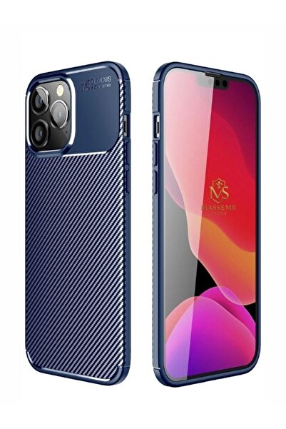 Massemr حافظة آيفون 13 برو ماكس ذات تركيز تلقائي، غطاء كربوني ممتص للصدمات، ت...