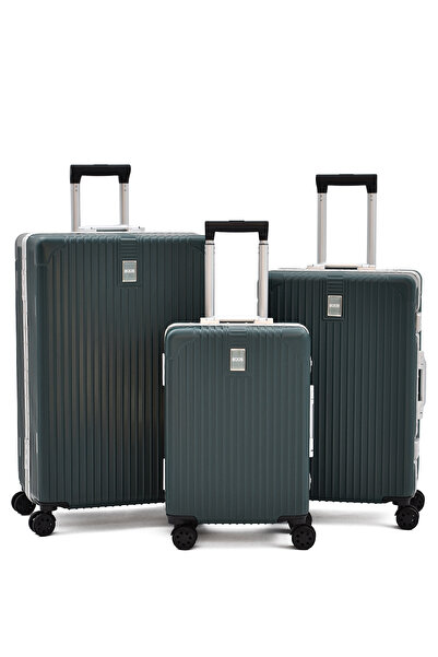 ELATAE Alüminyum Alaşımlı 3'lü Valiz Seti – TSA Kilitli, Ultra Dayanıklı, Ses...