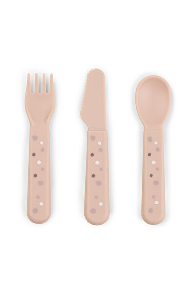 Done By Deer Foodie Happy Dots Powder Cutlery Set