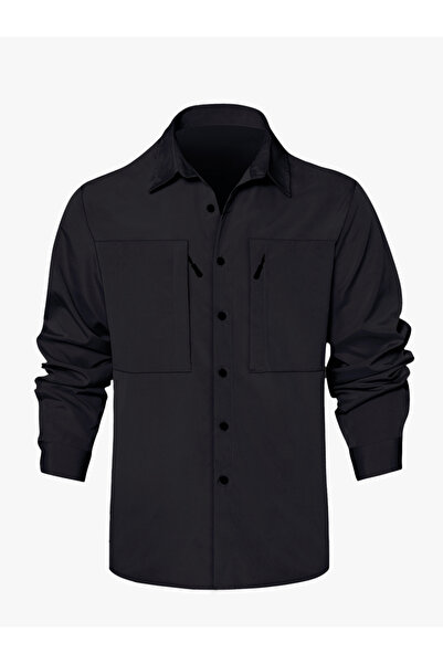 Take Two By Styli Men Solid Pocket Detail Long Sleeve Jacket