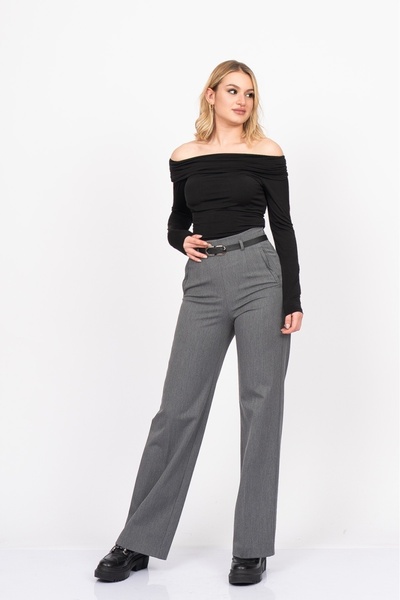MissVina Addison Belted Fabric Pants 30323