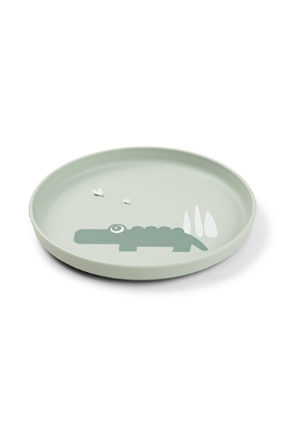 Done By Deer Foodie Croco Green Plate