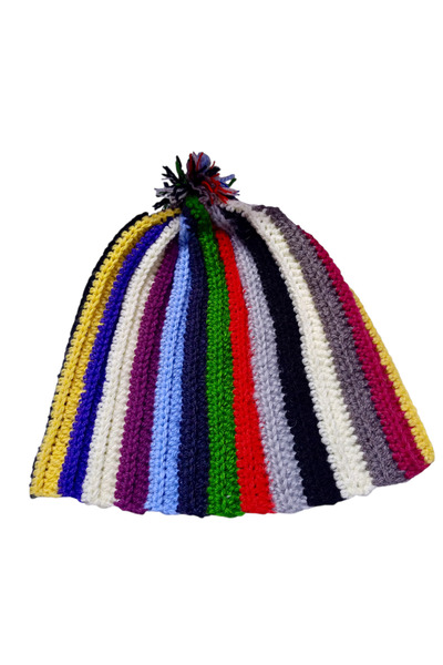 ENGIN Unisex Multi-Colored Special Design Hand Knitted Beanie