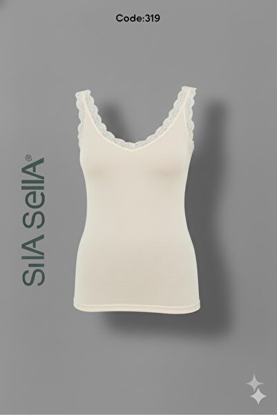 belpa Sıla Sella Lace Tank Top
